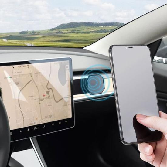Magnetic Car Phone Holder 360 Degree Rotation Car Display Screen Side Car Mount