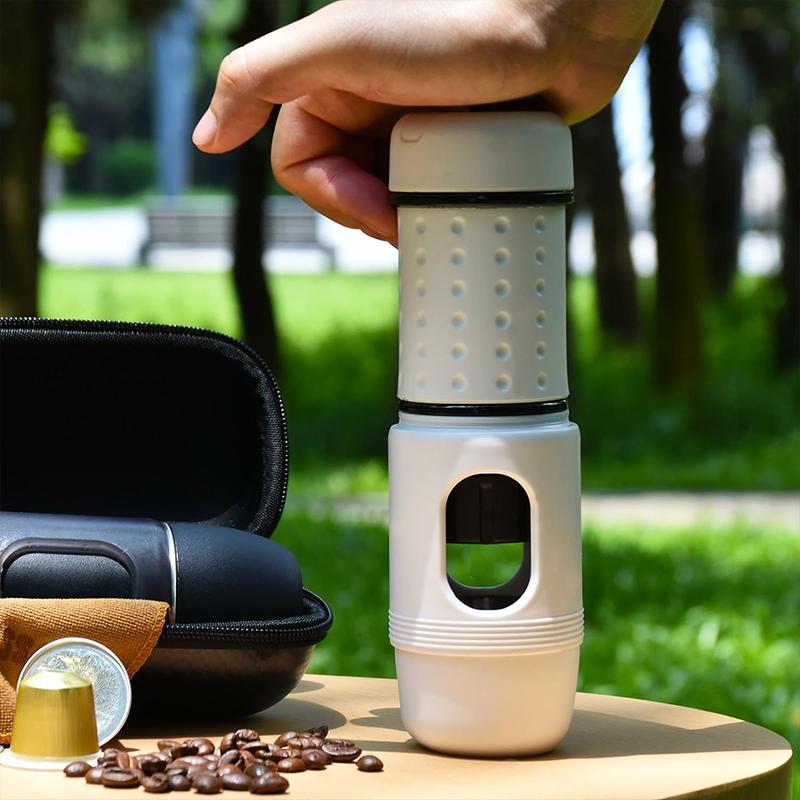 Staresso Мини-кофеварка для путешествий, портативная кофемашина 2IN1, дорожные гаджеты, идеально подходящие для путешествий, кемпинга, пеших прогулок