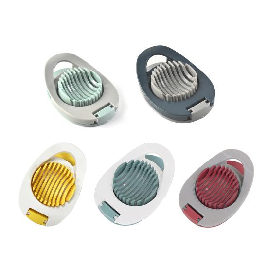 Wire Egg Slicer Stainless Steel Egg Splitter for Hard Boiled Eggs Egg Divider Egg Cutter Fruit Garnish Slicer Kitchen Gadget for Egg Salad Making
