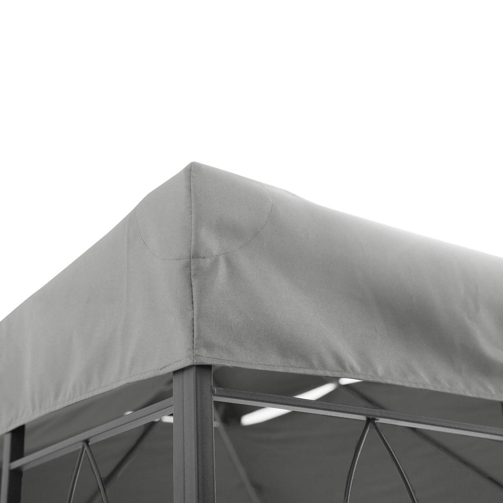 Gazebo Roof Replacement For 3 X 4m Frames Light Grey