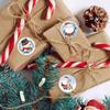 500pcs Merry Christmas Stickers Round Cartoon Seal Labels for Kids Cards Envelopes Gift Tags Boxes Decorative Stationery