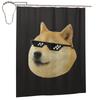 Мемы с Doge и Сиба-ину Занавеска для душа Ванная комната Полиэстер Водонепроницаемые Занавески для ванны С крючками