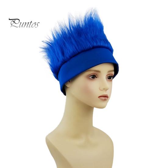 Волосатый костюм повязка на голову пустой верхний дизайн повязка на голову парик декор эластичный мягкий головной убор веер аксессуар для волос