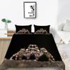 3D Spider Pattern Luxury Home Bedding Set Full Size Quilt Cover and Pillowcase 2 or 3 Insect Print Washable and Comfortable Bedding