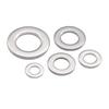 Pack of 20 M3-M10 Hex Lock Nuts with Flat Washers, 304 Stainless Steel, Nylon Lock Nuts, Nylon Insert Nuts, Threaded Nuts, Flat Washers (M6)