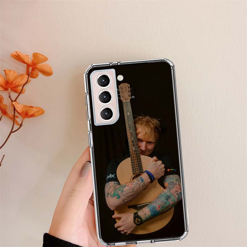 Ed sheeran Singer Clear Phone Cases for Samsung S26 Ultra Galaxy S25 Edge S24 S23 FE S21 Plus S20 S22 S10 Cover Patterned Compat