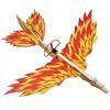 with LED Light Spinning Hand Paper Airplane USB Rechargeable Flight Glider Helicopter
