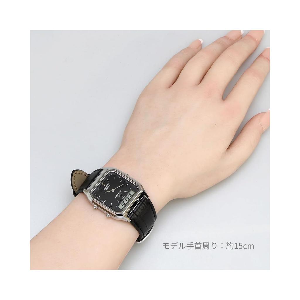 CASIO Ana-Digi Quartz Wrist Watch Vintage Series AQ-230 Series Unisex Dual Time, Classic