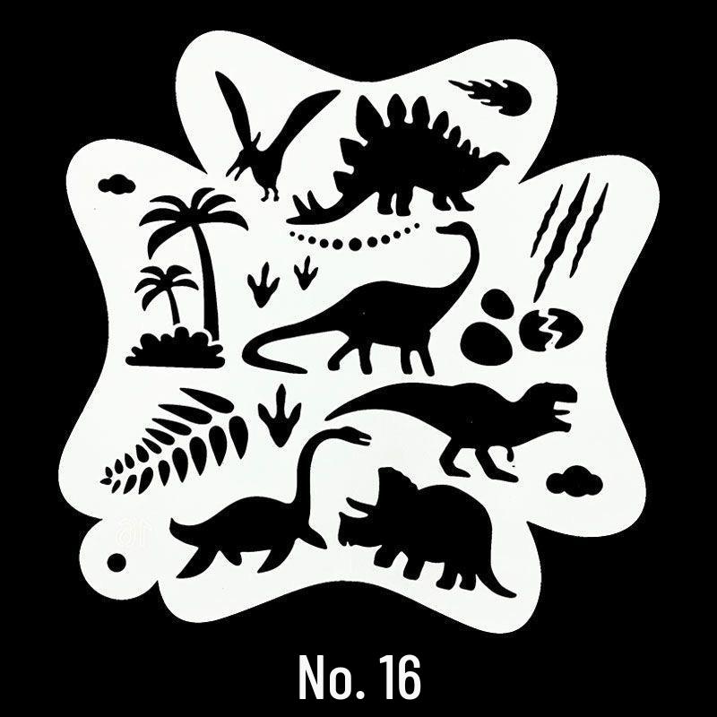 Children's Face & Body Painting Stencils – DIY Tattoo Patterns and Graffiti Templates