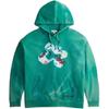 Coach FW23 Выстиранный худи с принтом и длинным рукавом Унисекс свитшот Зеленый CN987-GRU