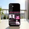 O-Omar Courtz Singer Phone Case For Samsung  A73,72,71,A52,51,40,41,A22,A32,31,A13, Soft Black Shell