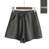 2022 Women's High Waist Cotton & Linen Slim Loose Shorts - Large Size, Lightweight, Elastic Waist Casual Hot Pants