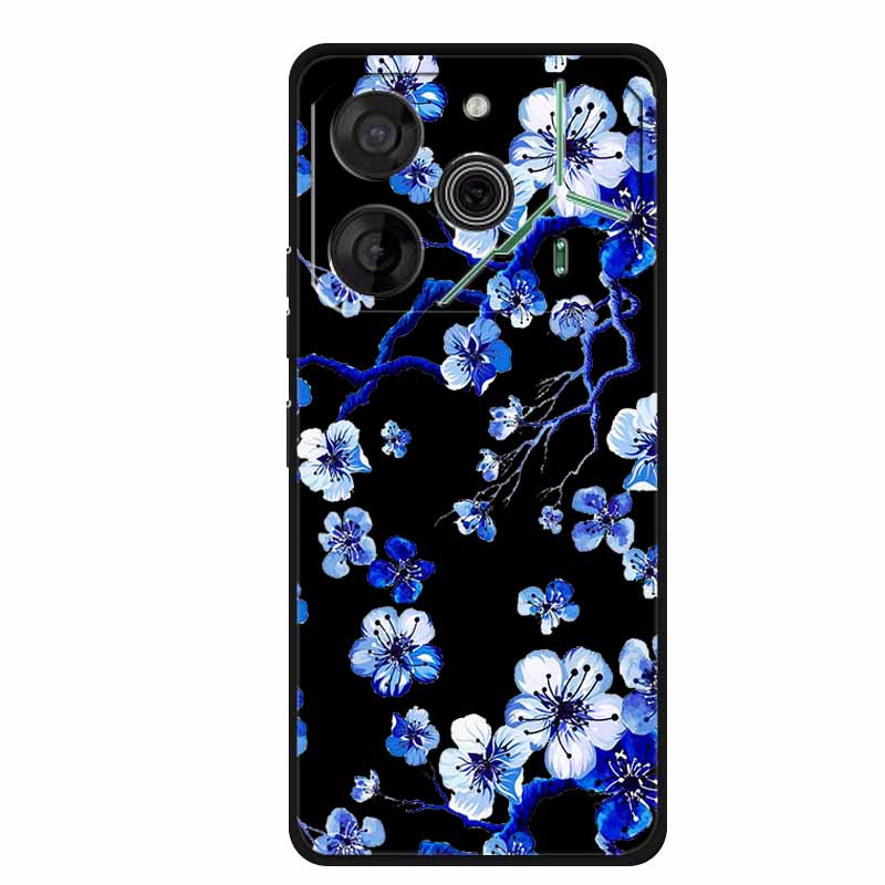 Черный силиконовый чехол для телефона Tecno Pova 6 Pro, противоударный, мягкий чехол-бампер для Tecno Pova 6 Pro, задняя крышка-чехол Pova6 Pro, мультяшный