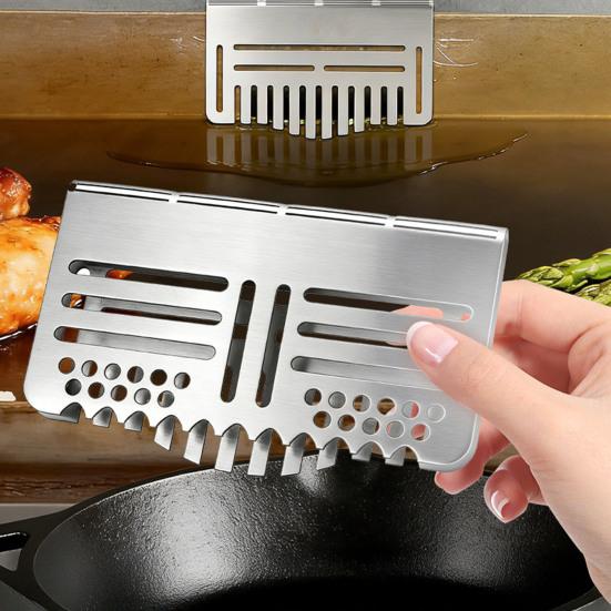 Защита от брызг жира для гриля Blackstone из нержавеющей стали, аксессуар для гриля, можно мыть в посудомоечной машине, сетка для гриля предотвращает падение пищи, брызги жира
