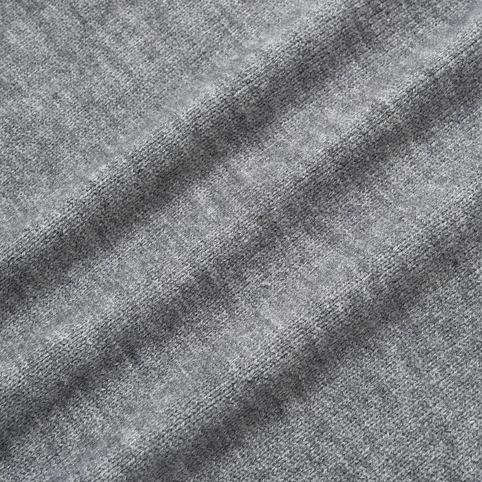 Wool Tassel Shawl Muffler (Melange Grey)