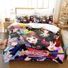 3D Аниме BanG Dream! Girls Band Party! Принтованный Постельный Комплект Пододеяльник Наволочка Комплект Постельного Белья Постельное Белье Простыня Покрывало Полный Размер