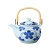 Ale-net Teapot, 650cc, Arita Ware, Dyed Flower Pattern (M), No. 6, Porcelain, Made In Japan, Stylish