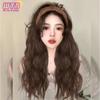 Синтетический парик с повязкой на голову, натуральный бесшовный зажим для наращивания волос, длинный волнистый женский парик, натуральный термостойкий полупарик для женщин