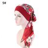 Цветочный принт Женская эластичная тюрбанная шапка головной платок бандана головной убор пират