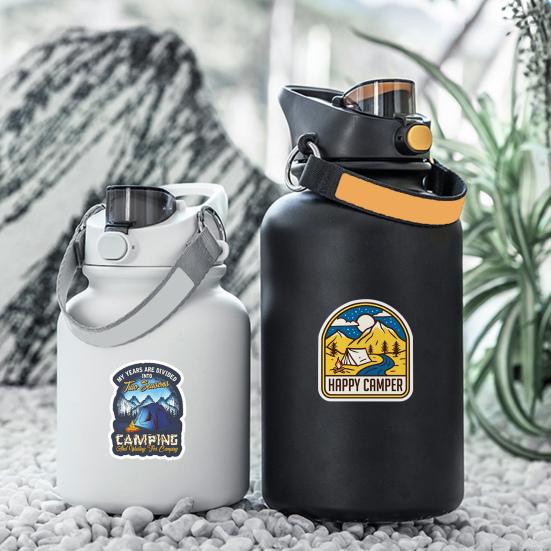 50 шт., наклейки в стиле граффити, водонепроницаемые, многоразовые, украшают ПВХ, бутылку с водой для багажа, уличные наклейки для кемпинга, для скрапбукинга