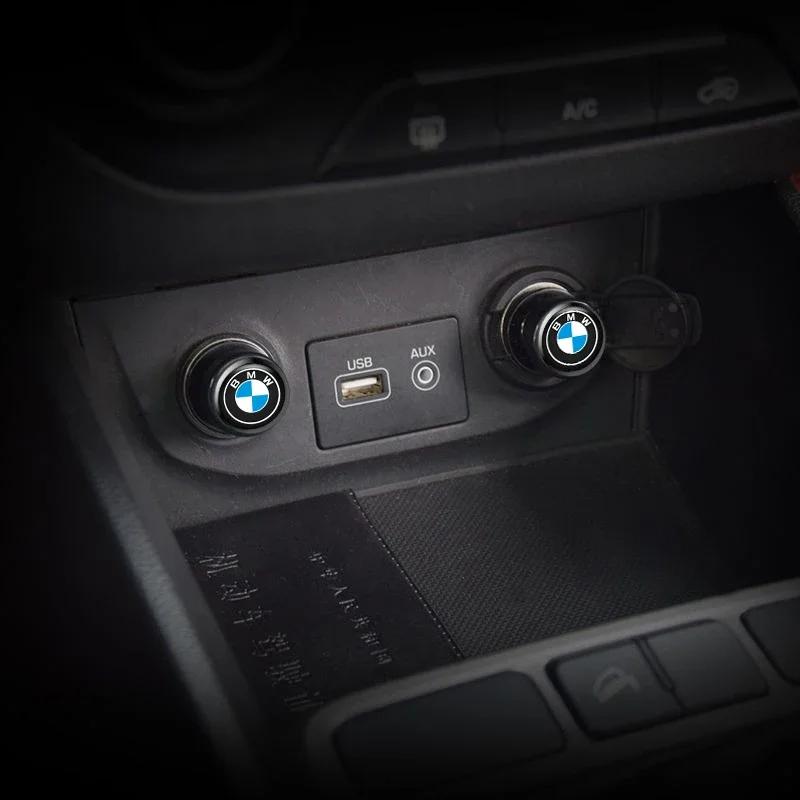 Car Sticker Hot 2025 Car Cigarette Lighter Plug Socket Stopper Dustproof Cover Cap For BMW Series X1 X3 X4 X6 E90 E91 I3 I4 F30