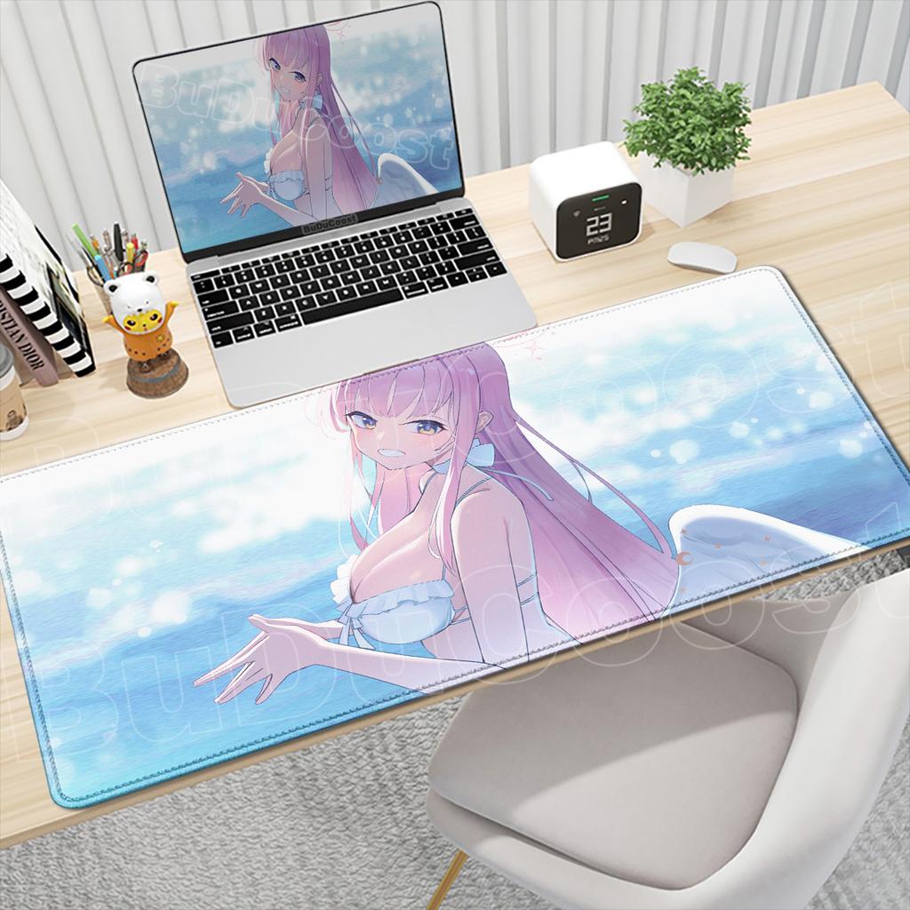 HD Blue Archive Misono Mika Printing Mousepad desktop protection pad Office accessories Non-slip Keyboard Mat desk organizers