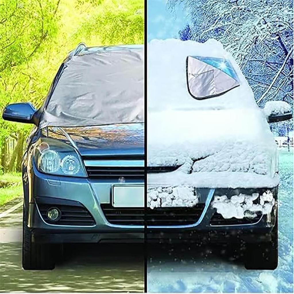 Всесезонный солнцезащитный козырек, 1 шт., Защитный козырек для лобового стекла, всесезонный солнцезащитный козырек, ледяной козырек