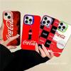 Бренд C-Coca Логотип C-Cola Чехол для телефона Для IPhone 17 16 15 14 11 12 13 Pro Max Pro Plus Цветной Серебристый Чехол