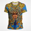 Крутая футболка со змеей Medusa для мужчин и женщин, винтажная уличная одежда, мужская футболка, модные летние топы с короткими рукавами и 3D принтом, готическая футболка, одежда