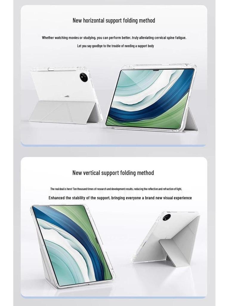 Противоударный защитный чехол для Vivopad 5Pro/3Pro со слотом для стилуса и Y-образной трехсекционной акриловой крышкой