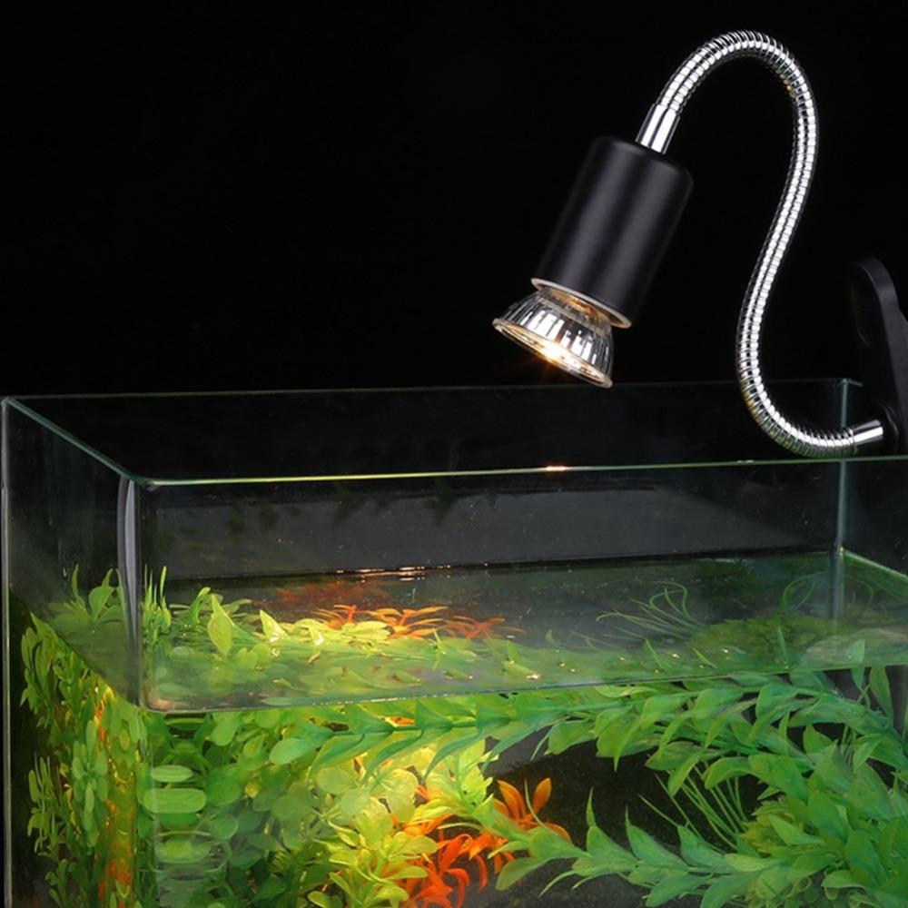360 Degrees Rotating Reptile Heat Lamp Metal And Plastic Reptile Light Holder Lizard