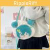 Hatsune Miku Cartoon Plush Backpack Withcute Maruko Head For Commuting Daily