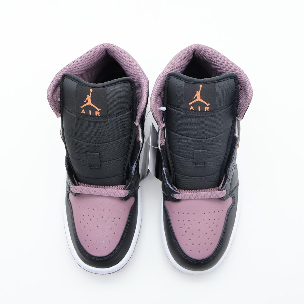 FB9911-008 Nike Air Jordan 1 Mid SE Черный Небесный Сиреневый Небесный Оранжевый (Мужской)
