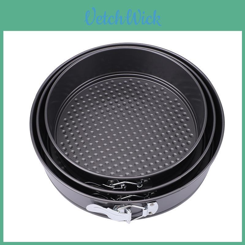 Round And Square Cake Molds Carbon Steel Nonstick Detachable Bottom For Commercial Baking