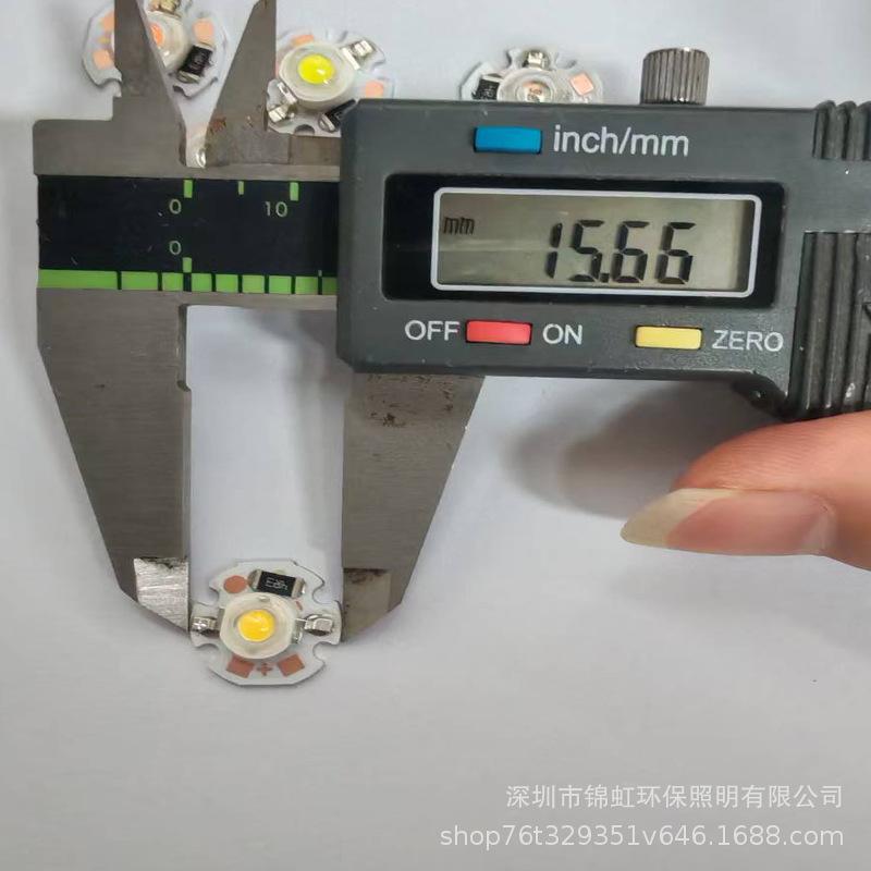 16mm LED Lamp Beads, 5V1W/3W, Warm White, Red, Blue, Multicolor, High Brightness for Decorative and Advertising Lighting