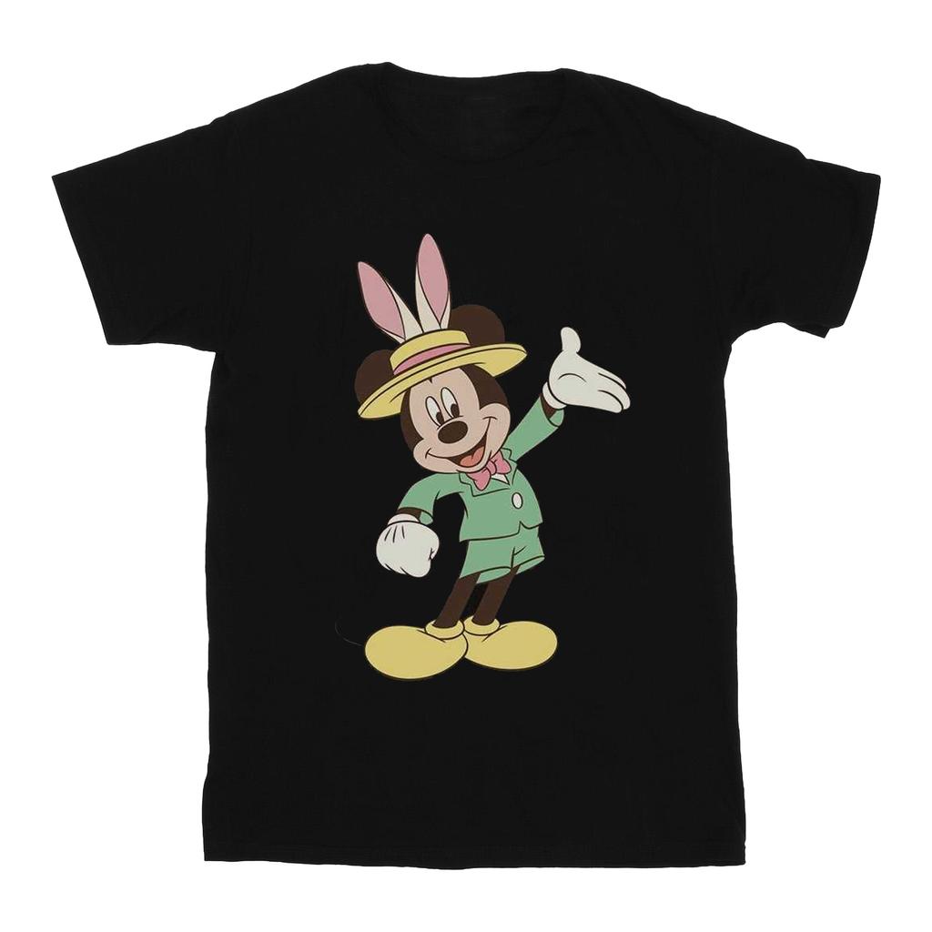 Disney Mens Mickey Mouse Easter Bunny T-Shirt
