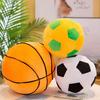 Баскетбольная плюшевая игрушка, футбольная плюшевая 3D мягкая спортивная подушка, мяч, футбольная кукла, украшение для спальни, домашнего офиса, дети