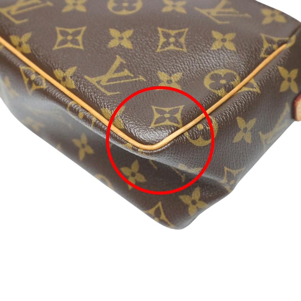 LOUIS VUITTON Monogram Viva Cite PM Shoulder Bag Brown Women M51165 Used
