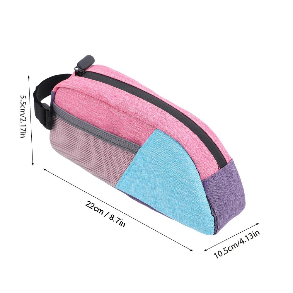0.8L Capacity Top Tube Bike Bag Polyester Bike Triangle Frame Bag  road bike riding