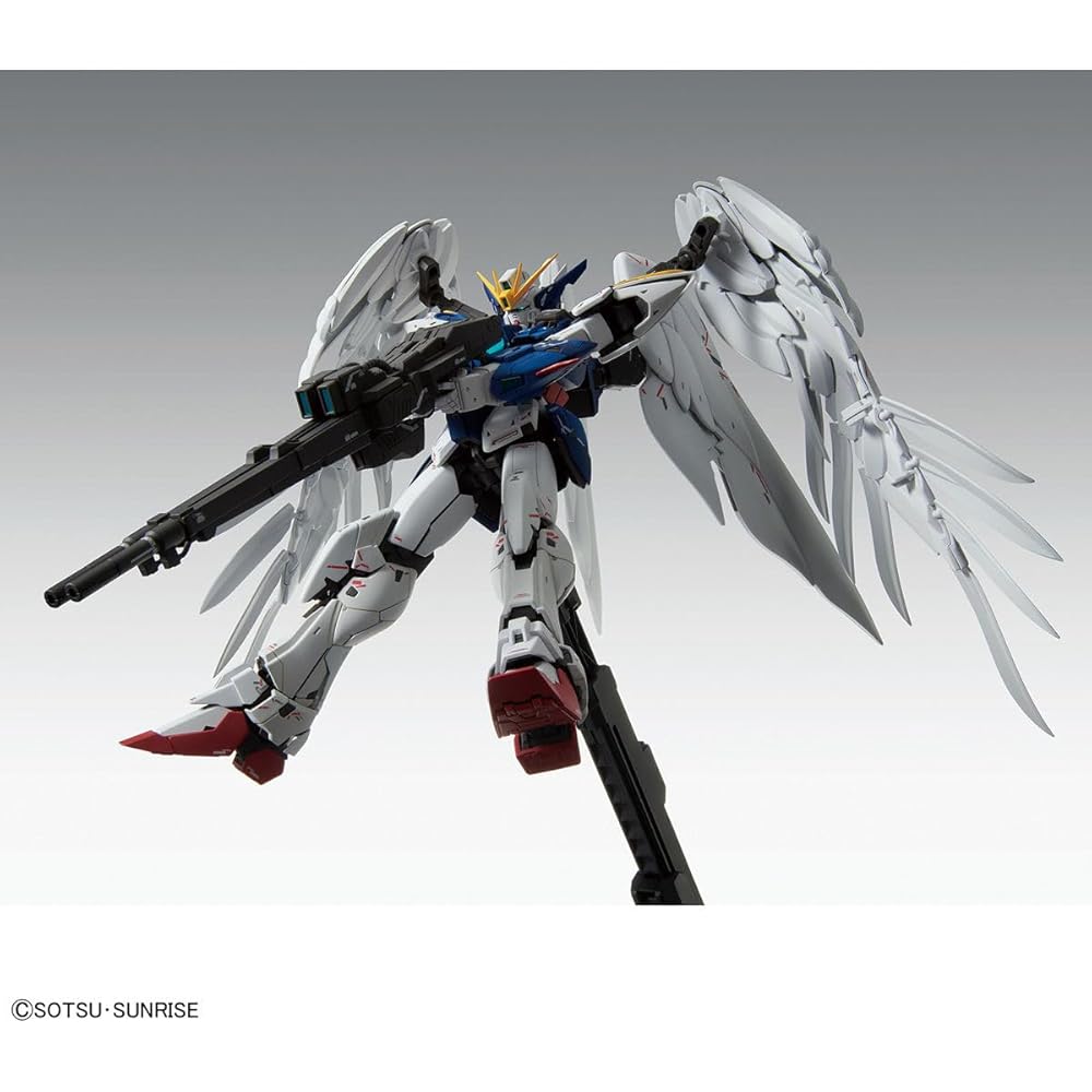 MG 1/100 Wing Zero EW Версия Ka Набор для сборки Мобильный доспех Гандам Бесконечный вальс