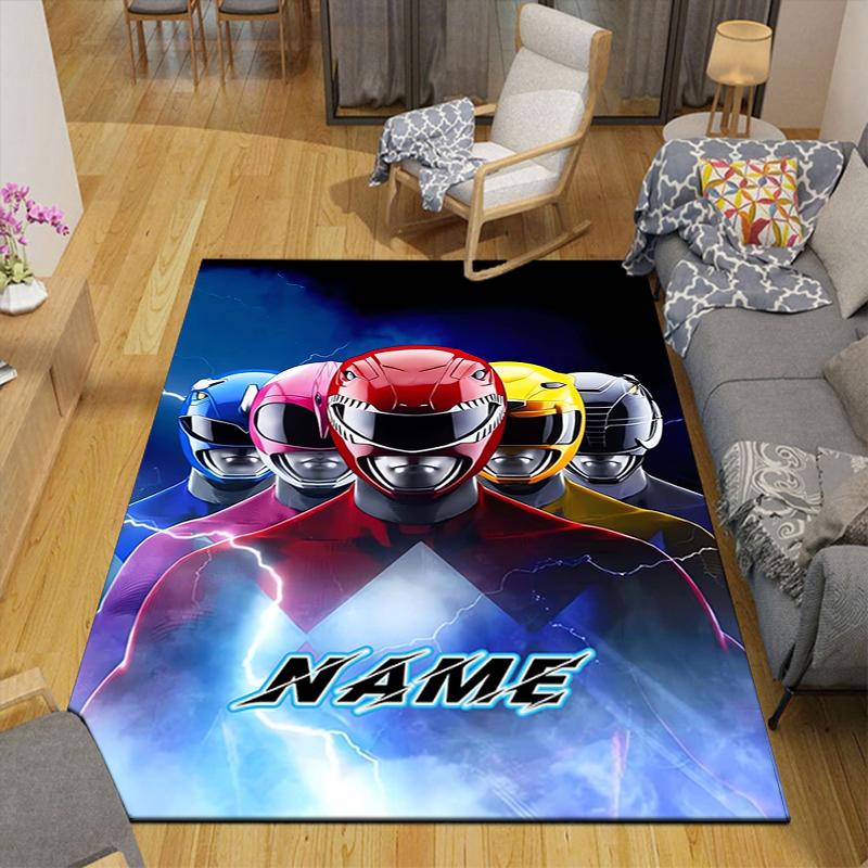 Custom 1Pc Power Rangers Green Ranger Vs Megazord Rug Office Carpet Indoor Outdoor Entrance Doormat Nonslip Soft And Comfortable Living Room D2915224