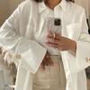 Fashion White Shirt Office Lady Tops  Spring Autumn Long Sleeve Shirt Women Blouses With Pocket Loose Clothes Blusas 28016