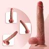 Очень большой 11-дюймовый реалистичный силиконовый дилдо–Мягкий реалистичный пенис со стимулирующим точку G анальным плагом,Неэлектрический,Жидкий силикон,Игрушка для взрослых для мужчин и женщин