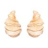 Женские простые серьги-ракушки