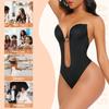 Tummy Control Shapewear for Women Plunge Backless Body Shaper Built-in Bra Camis Deep V-Neck Sexy Thong Bodysuit Party Club Wedding Dress Outfits