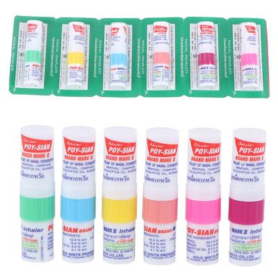 6 штук назальных ингаляторов для лечения простуды и заложенности носа, освежающее облегчение