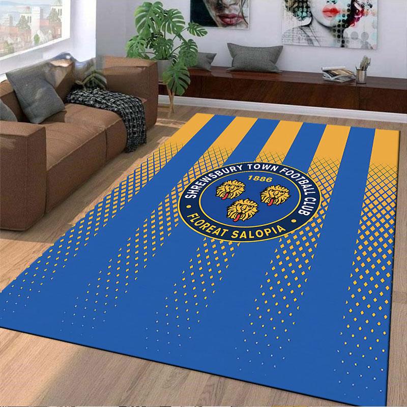 Shrewsbury Town FC Carpet Design suitable as a non-slip mat for the living room or bedroom sofa
