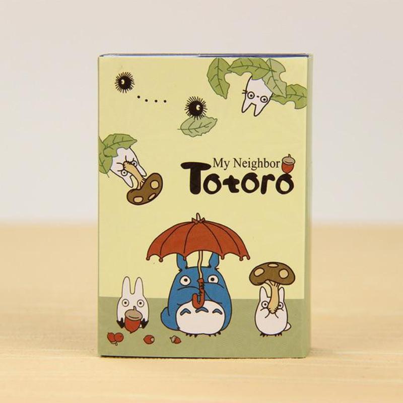 1 шт., Kawaii Totoro Melody 6, складной блокнот для заметок, блокнот для заметок, закладка, подарочные канцелярские принадлежности