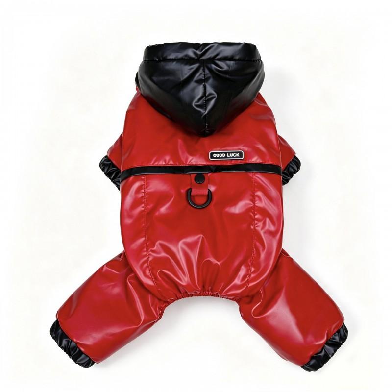 Winter Dog Puffer Vest Waterproof Windproof Pet Coat Short Stocky Bulldogs With Leash Ring