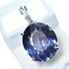 Natural Color Change Alex 32.70 Ct CERTIFIED 925 Sterling Silver Oval Pendant MY.PDS-334-NS